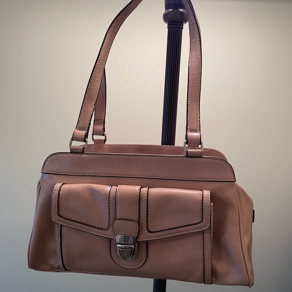 Beige color lady, handbag designed by Crazyhorse
